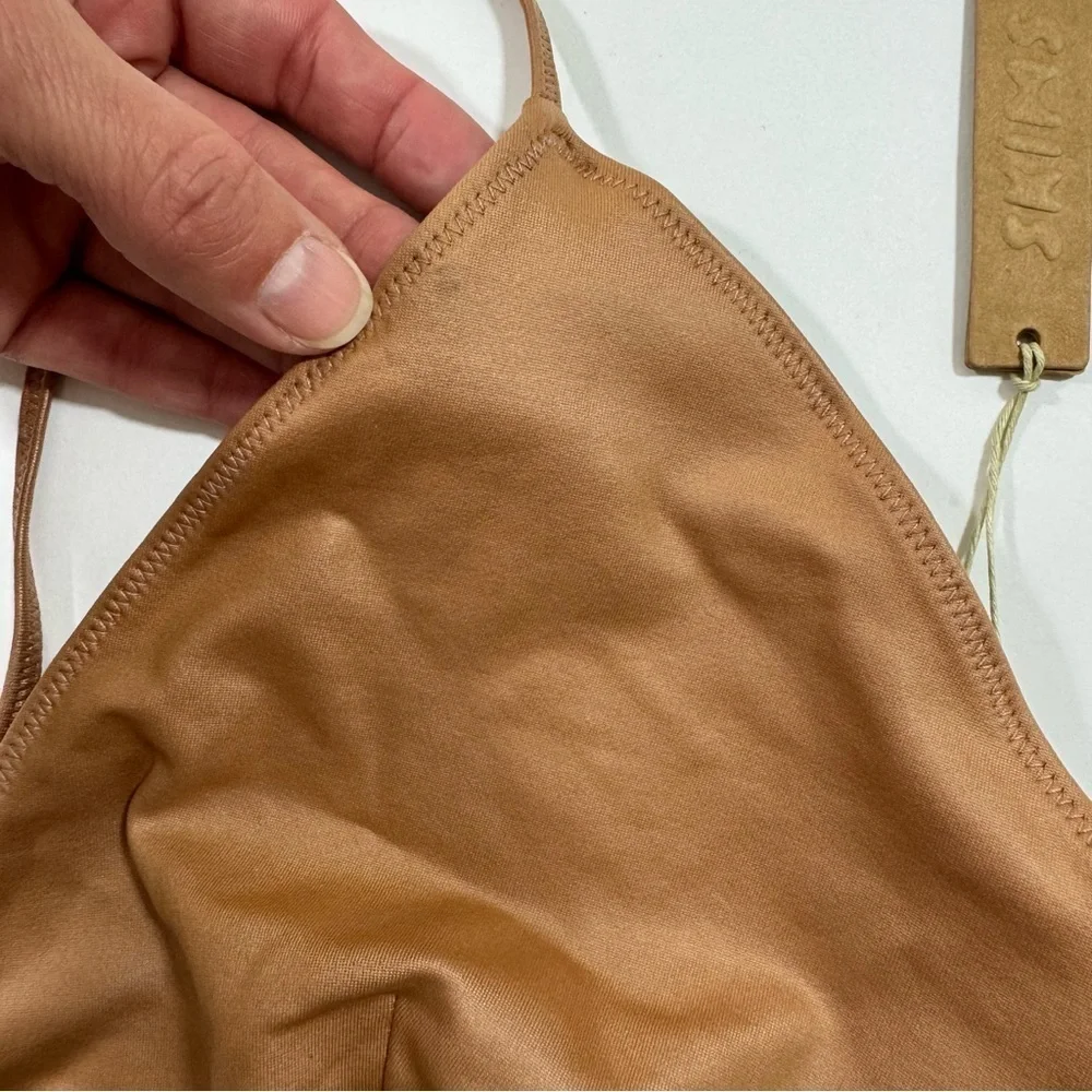 New DAMAGED Skims Swim Wet Jersey Triangle Bra Top